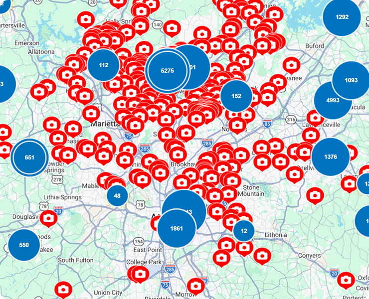 Interactive project map